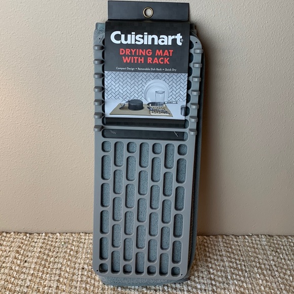 NWT Dish Drying Mat With Rack For Kitchen Counter Cuisinart - Picture 2 of 4